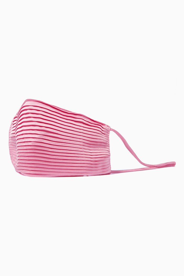 

Pleated Face Mask, Pink