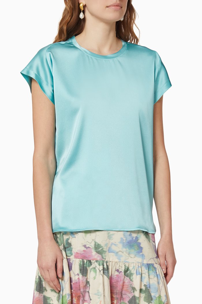 Farida Blouse, Blue