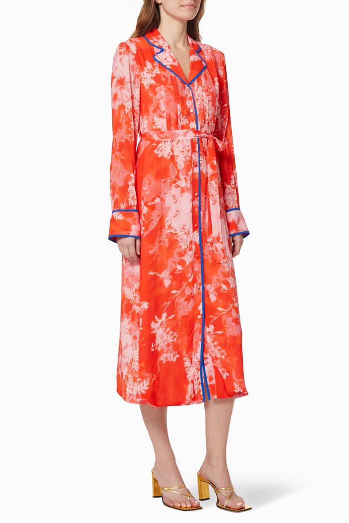 

Sophia Chemisier Dress, Red