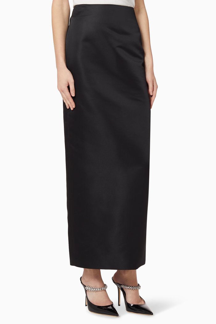 

Long Pencil Skirt, Black