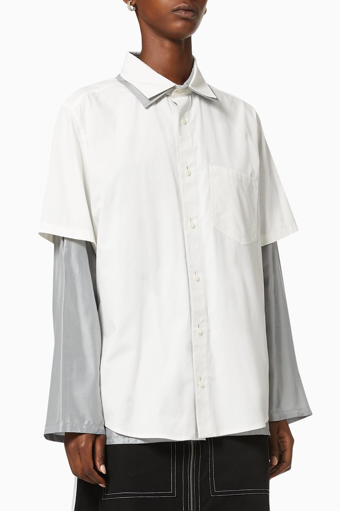 

Reversible Popeline Mens Shirt, Neutral
