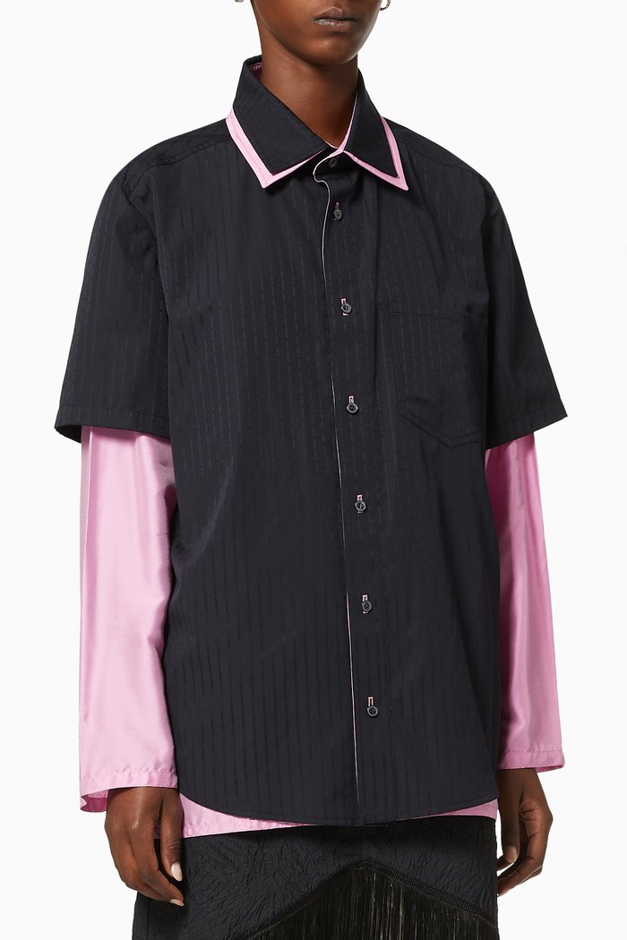 

Reversible Popeline Mens Shirt, Pink