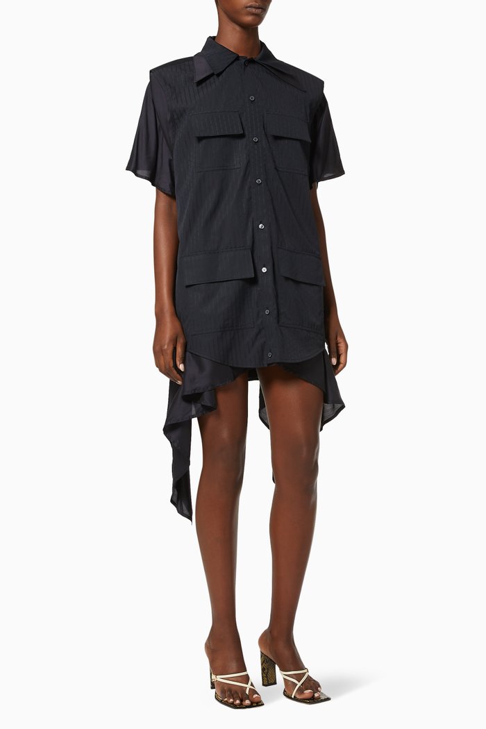 

Vest Imitation Dress, Black