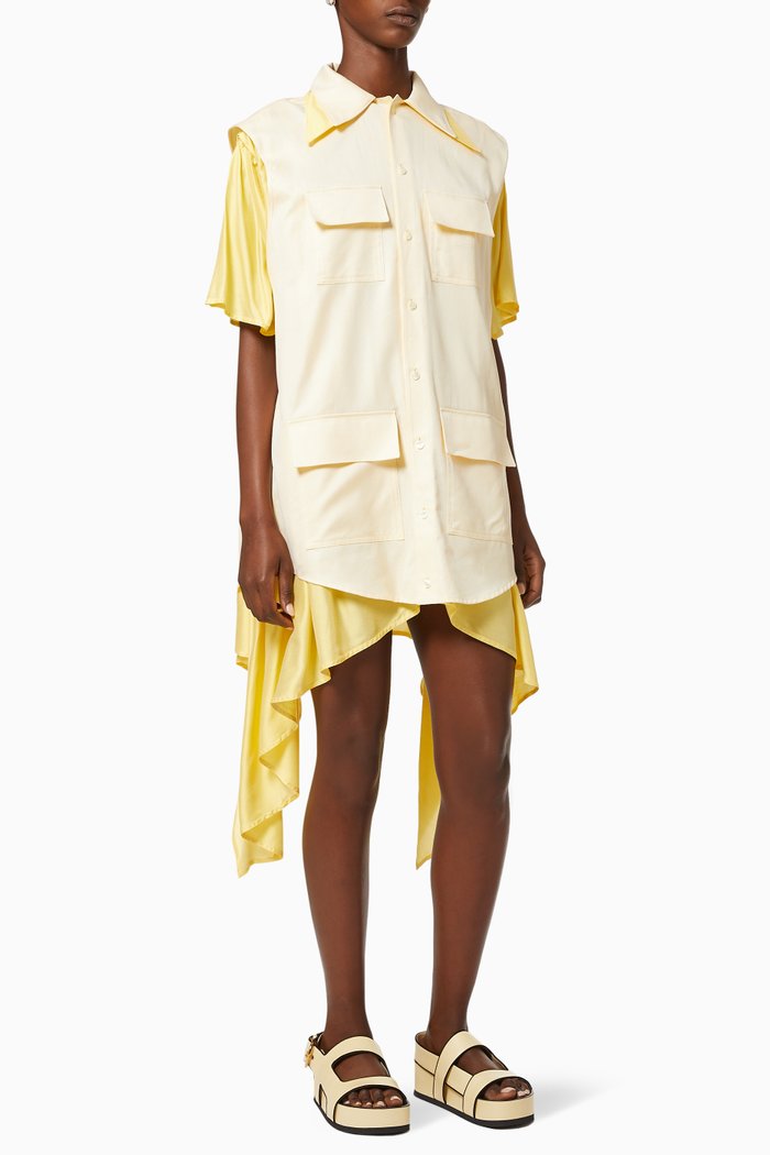 

Vest Imitation Dress, Yellow