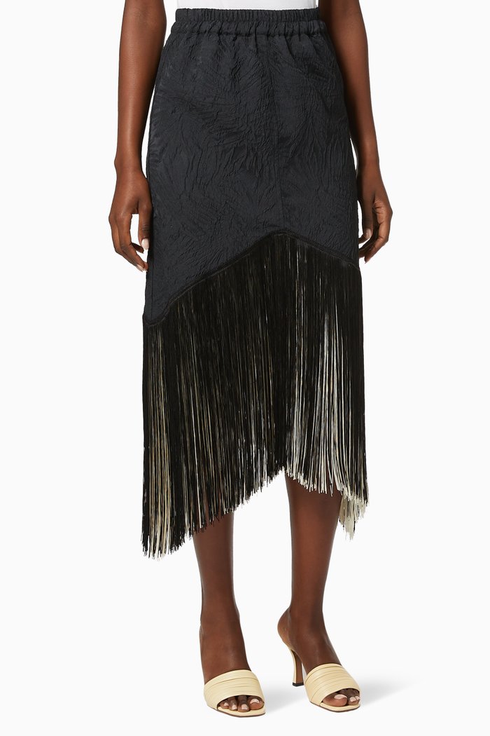 

Reversible Recycled Skirt, Black