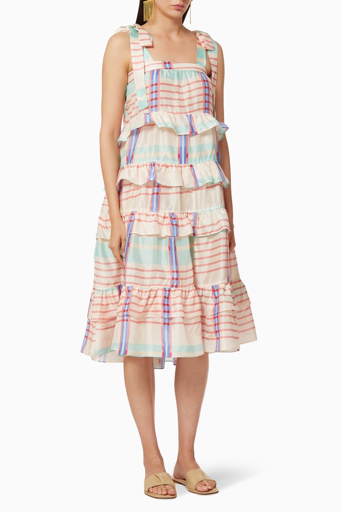 

Emely Tiered Ruffle Dress, Multicolour