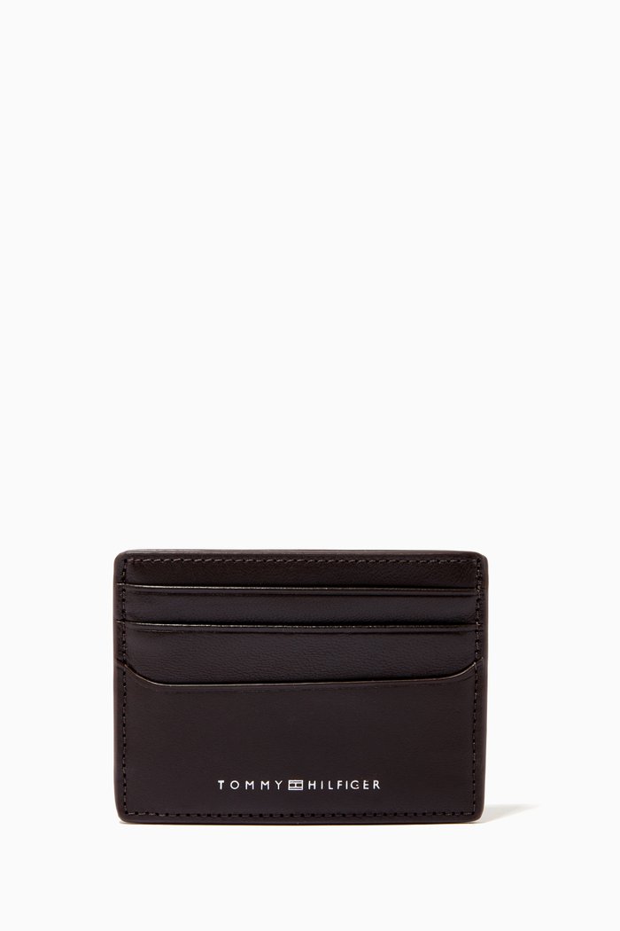 

Metro Card Holder in Smooth Leather, Brown