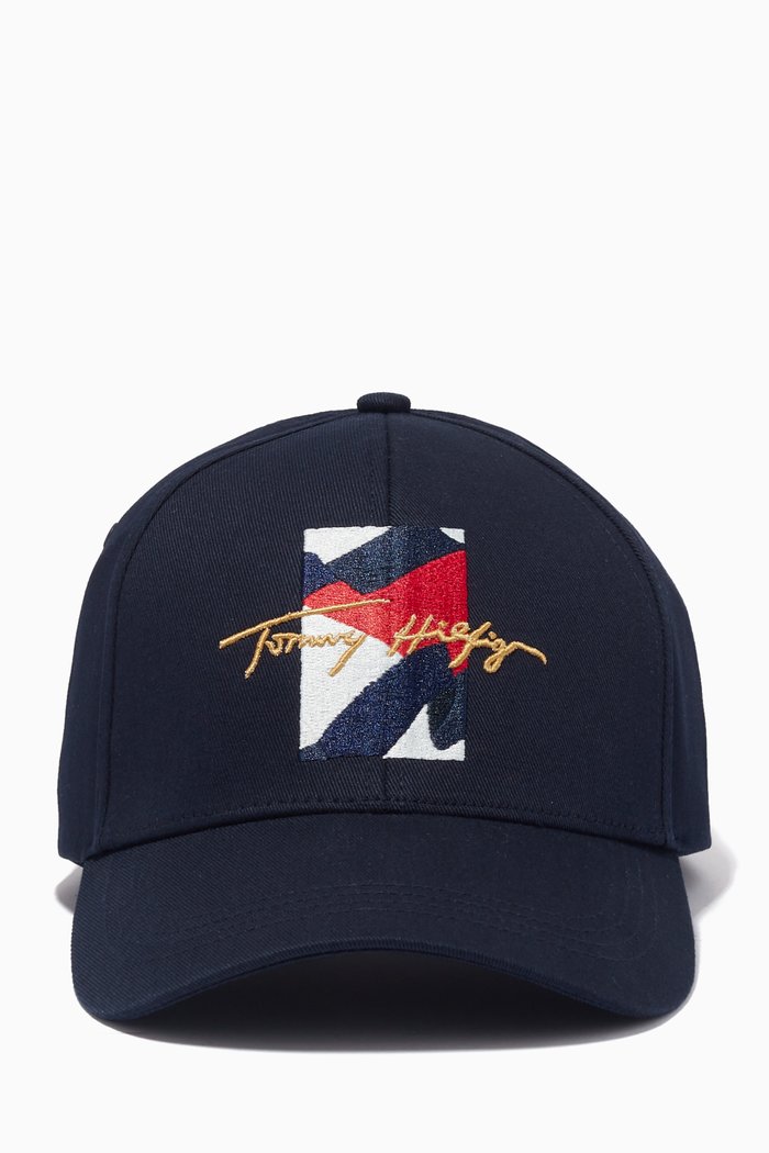 

Embroidered Logo Baseball Cap, Blue