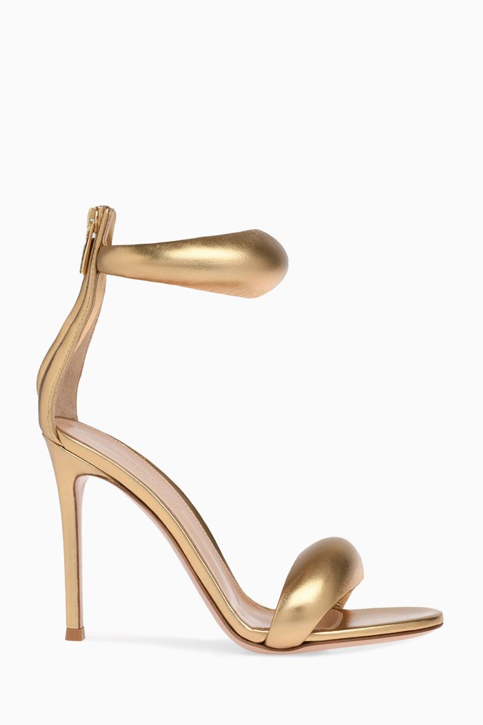 

Bijoux 105 Sandals in Metallic Nappa, Gold