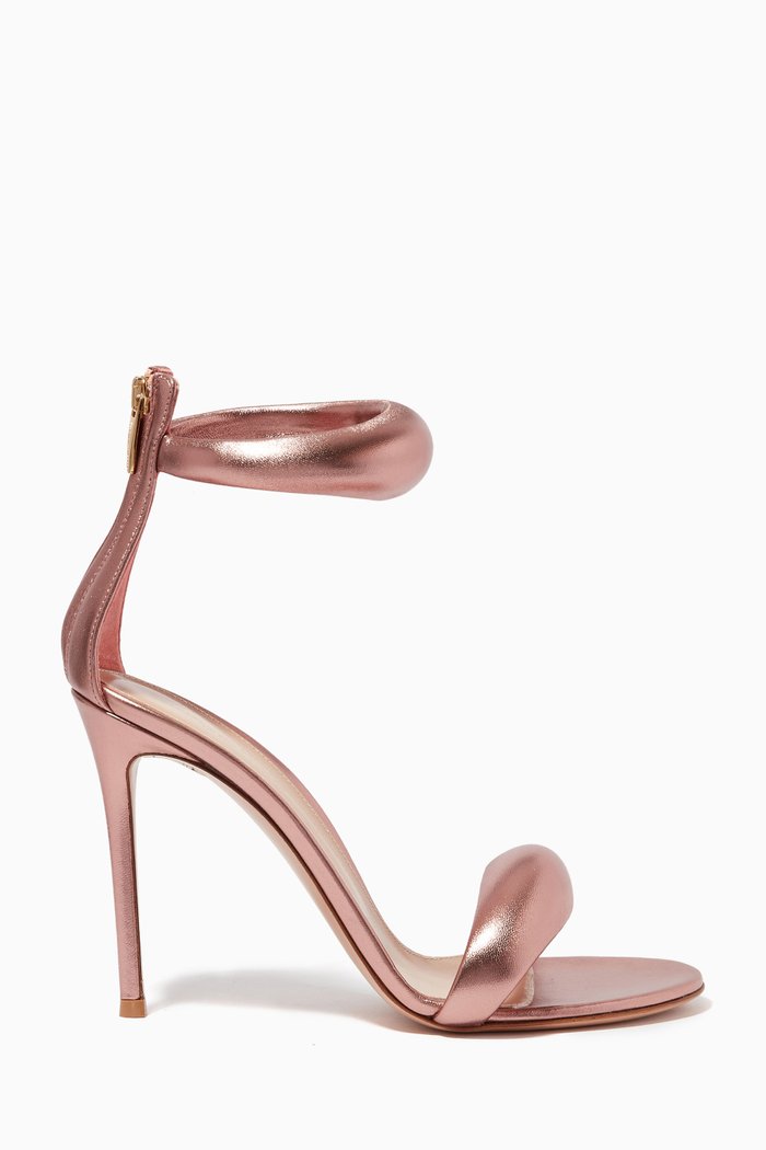 

Bijoux 105 Sandals in Metallic Nappa, Pink