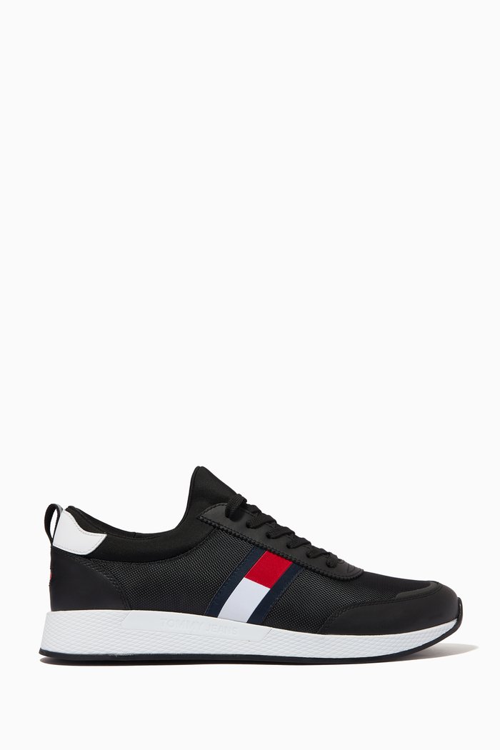 

Stretch Sneakers in Nylon, Black
