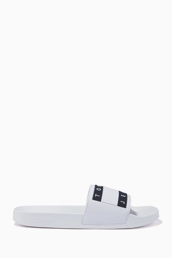 

Logo Flag Pool Slides, White