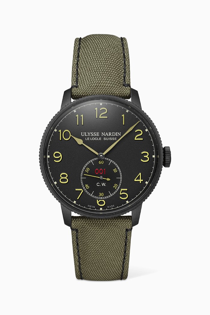 

Limited Edition Marine Torpilleur Military Watch, 44mm, Green