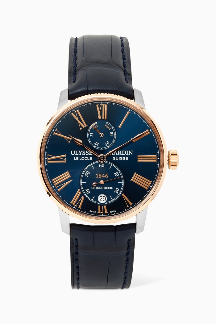 

Limited Edition Marine Chronometer Torpilleur Watch, 42mm, Multicolour