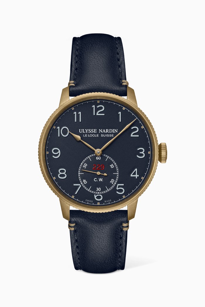 

Limited Edition Marine Chronometer Torpilleur Watch, 44mm, Black