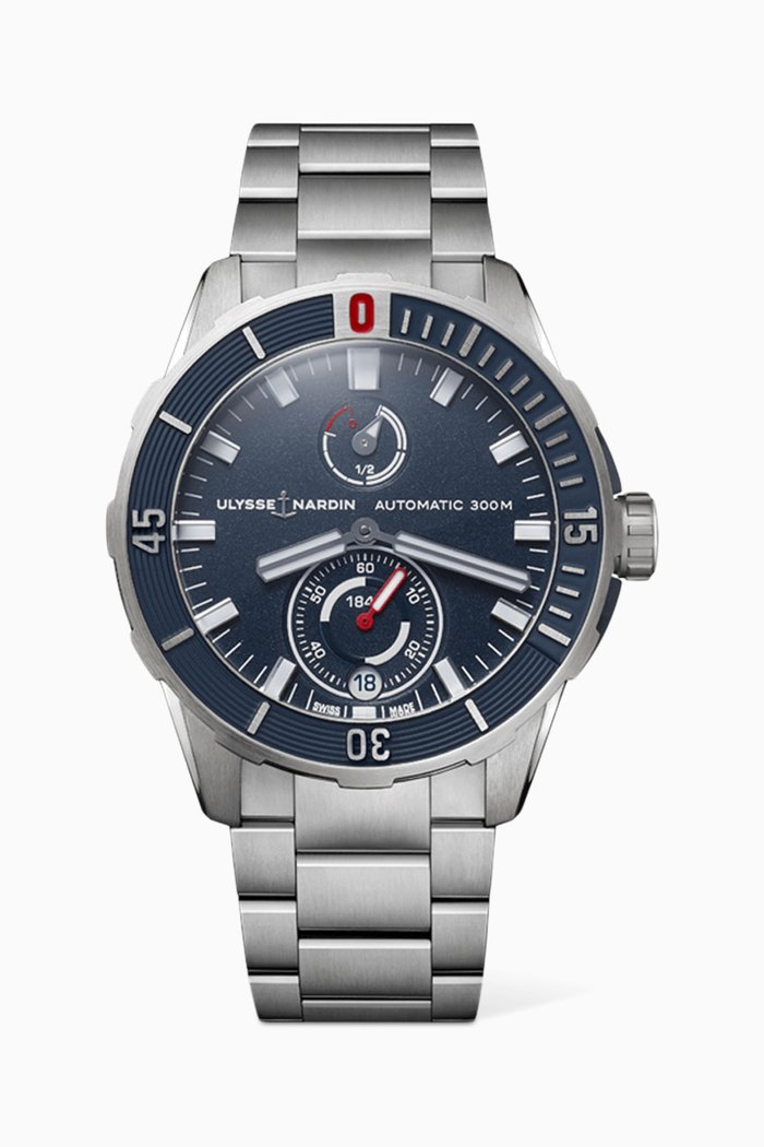 

Limited Edition Diver Chronometer Watch, 44mm, Blue