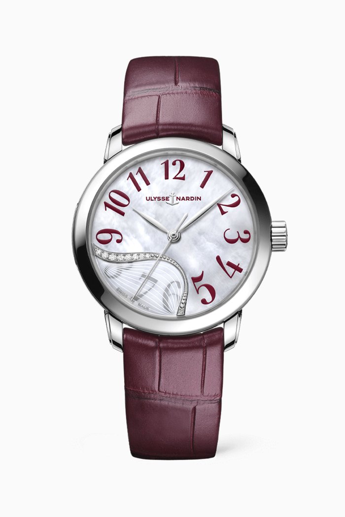 

Classico Jade Watch, 34 mm, Red