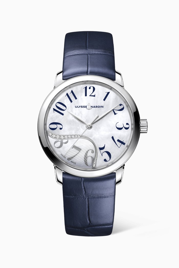 

Classico Jade Watch, 34mm, Blue