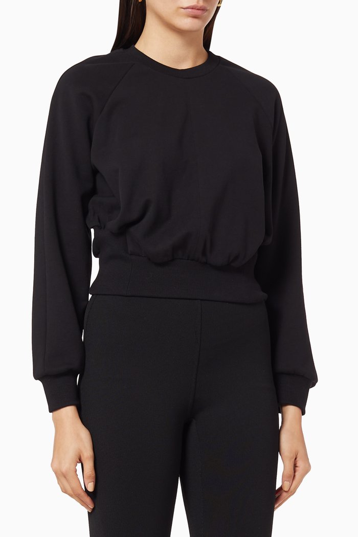 

French Terry Sweatshirt, Black