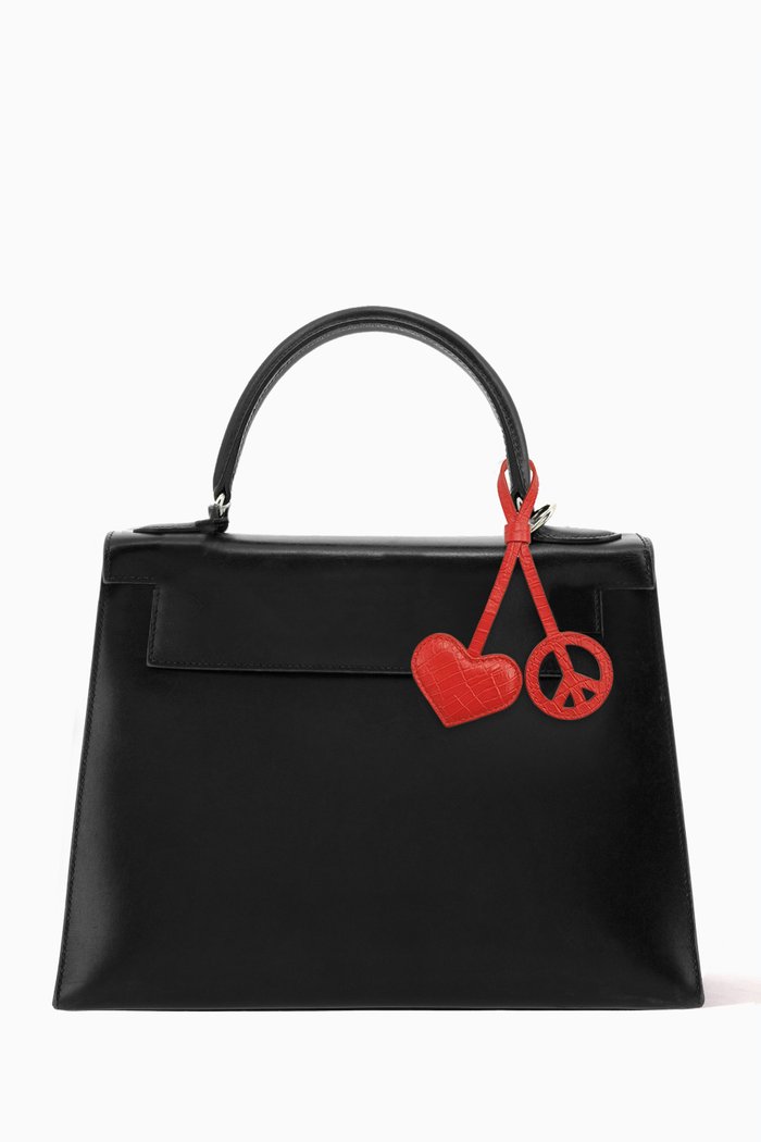 

Twin Peace & Love Clip-On, Red