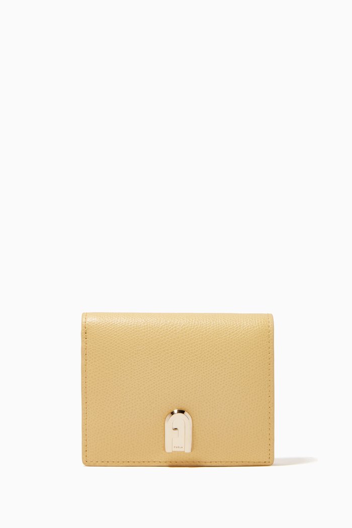 

Small 1927 Compact Wallet in Leather, Neutral