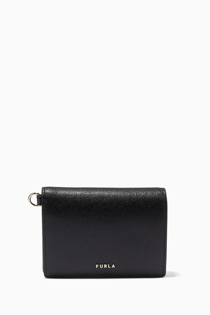 

Small Armonia Wallet in Leather, Black