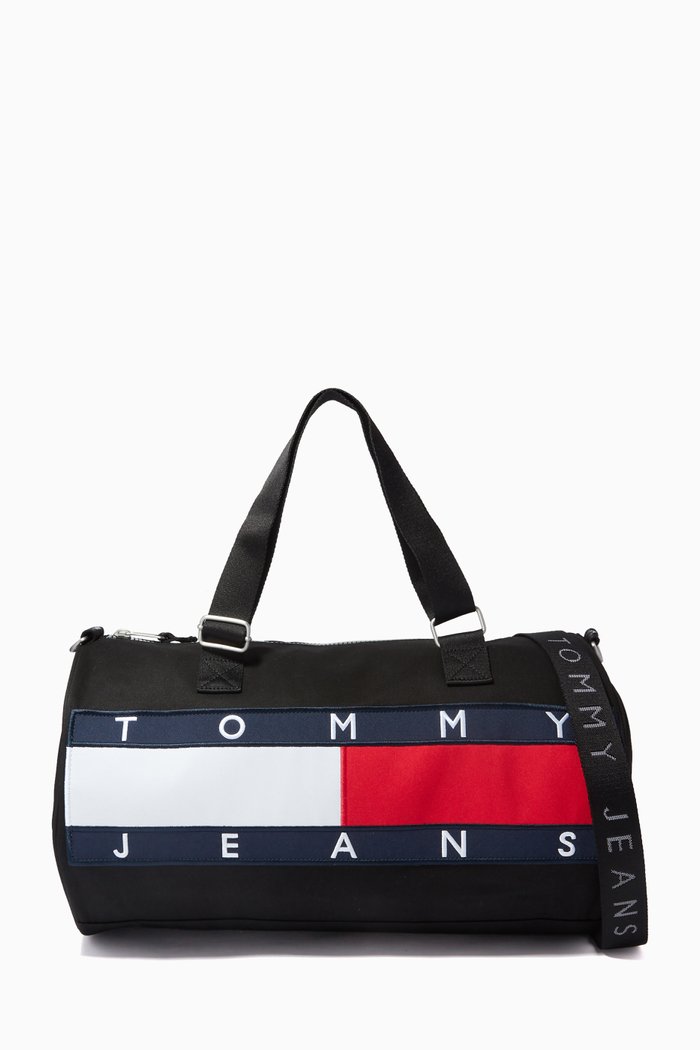 

Heritage Duffle Bag in Recycled Cotton & Cotton, Black