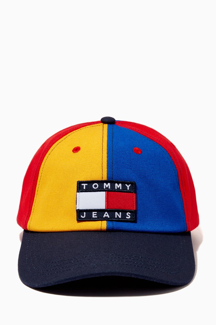 

Heritage Baseball Cap in Cotton, Multicolour