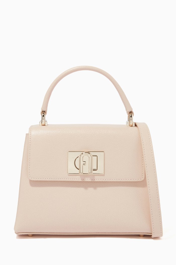 

Mini 1927 Top Handle Bag in Leather, Pink