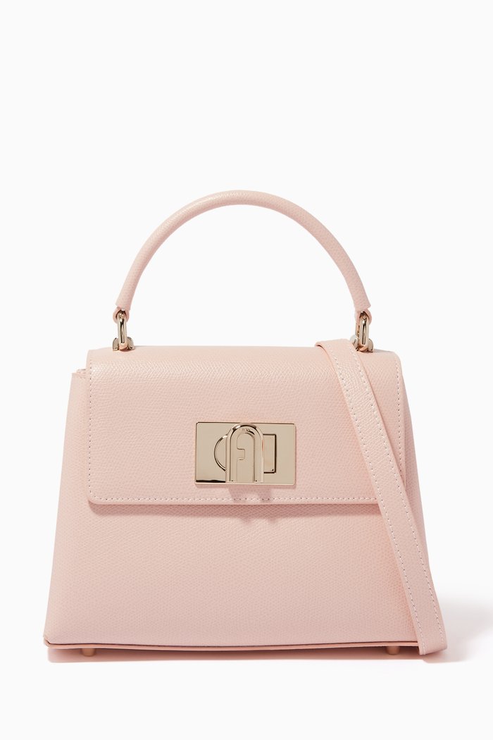 

Mini 1927 Top Handle Bag in Leather, Pink