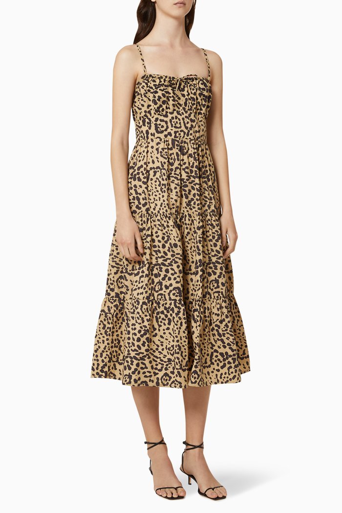 

Alexia Poplin Midi Dress, Multicolour
