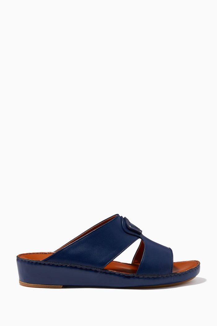 

Peninsula Sandals in Softcalf, Blue
