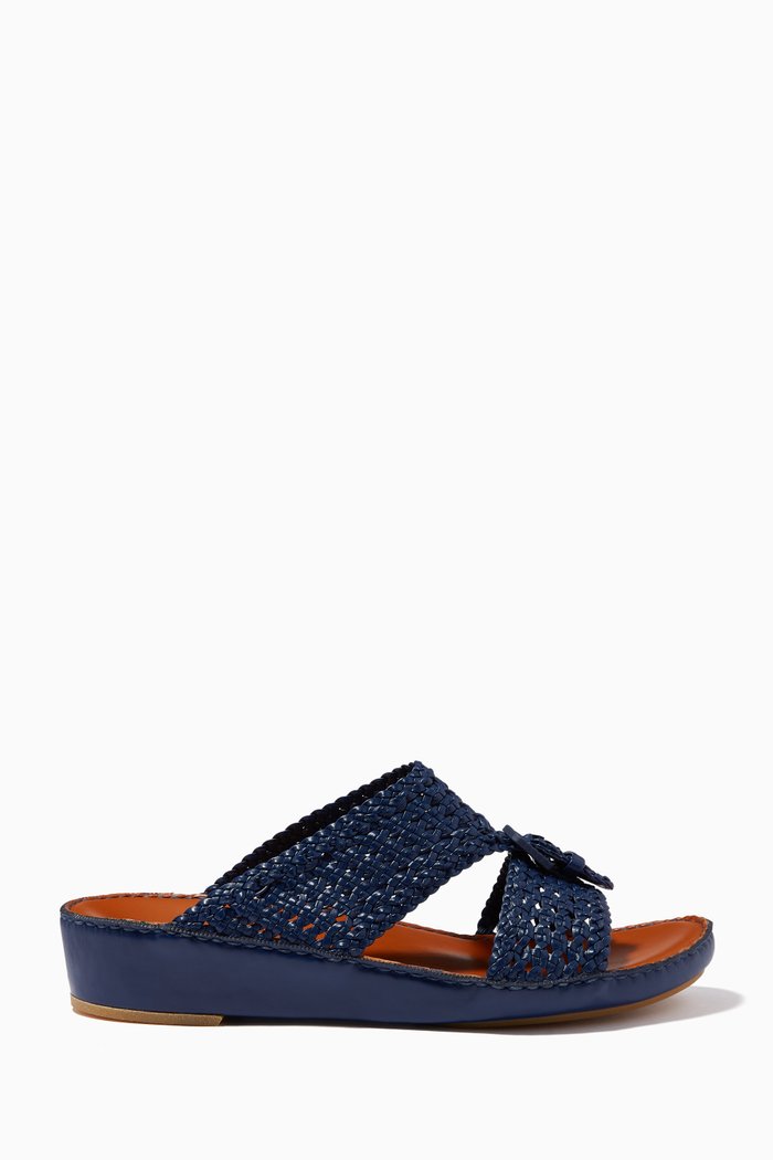 

Cinghia Persiena Sandals in Softcalf, Blue