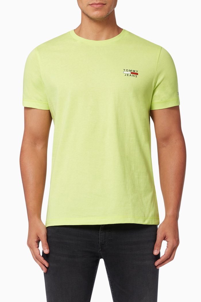 

Logo Slim Fit T-shirt in Organic Cotton, Green