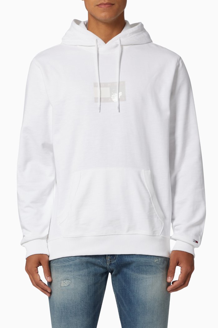

Logo Hoodie in Organic Cotton Terry, White