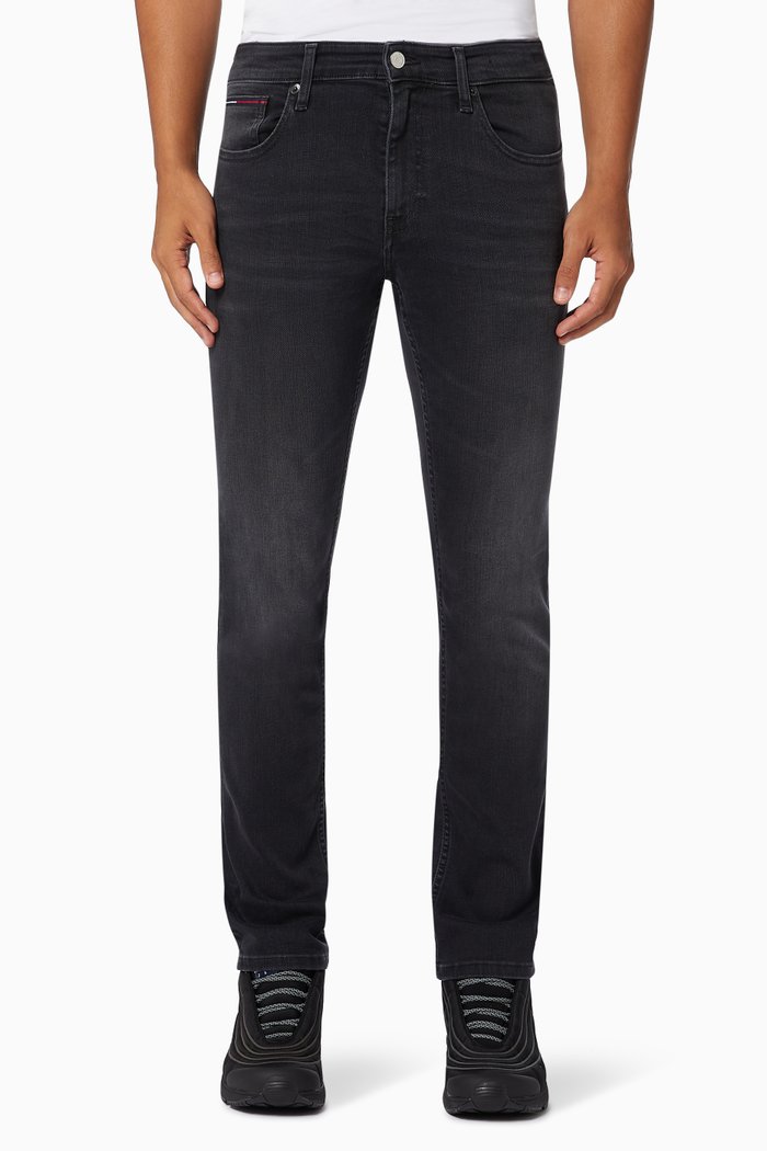 

Scanton Slim Fit Jeans in Denim, Black