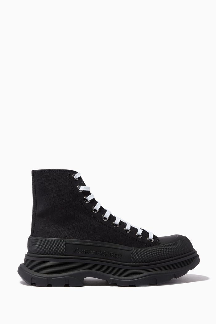 

Tread Slick Boots in Canvas, Black