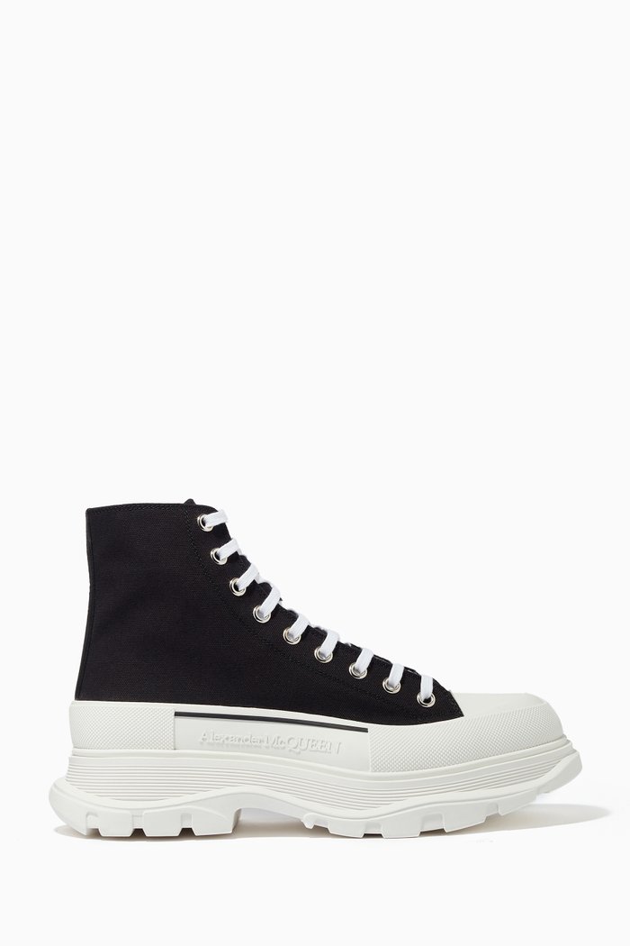 

Tread Slick Boots in Canvas, Black