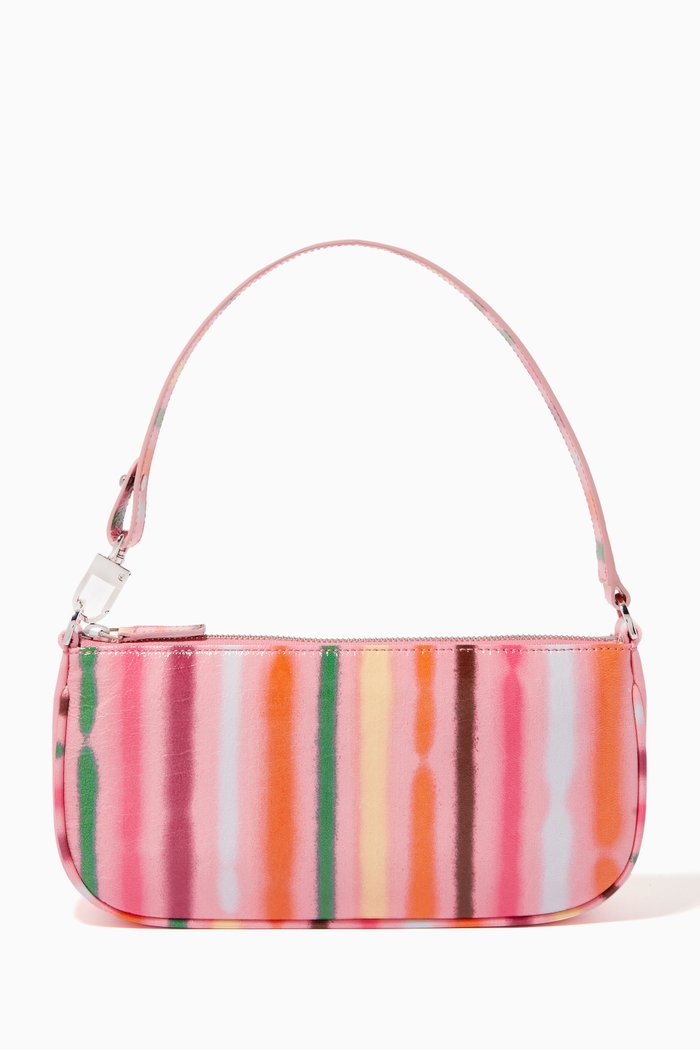 

Rachel Bag in Spray Print Leather, Pink