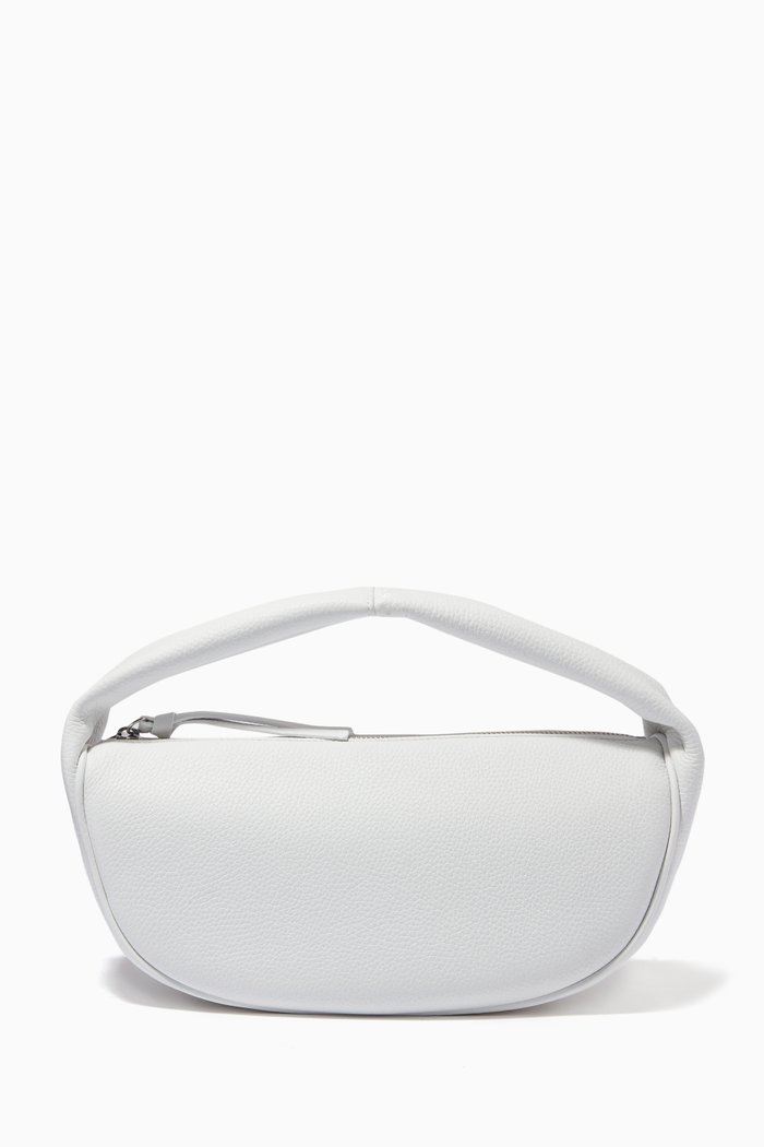 

Cush Bag in Grain Leather, White