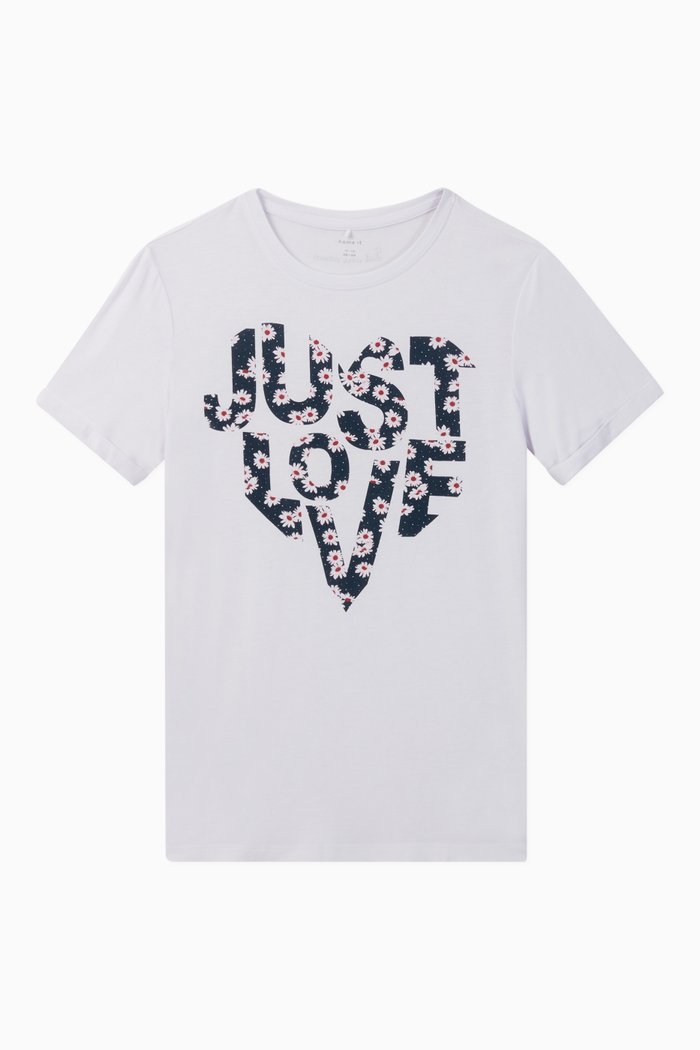 

Just Love Cotton Jersey T-Shirt, White
