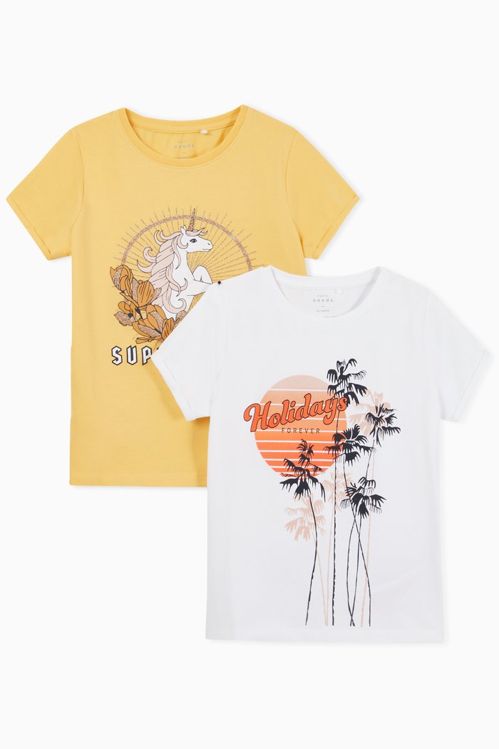 

Graphic T-Shirts in Cotton Jersey, Multicolour