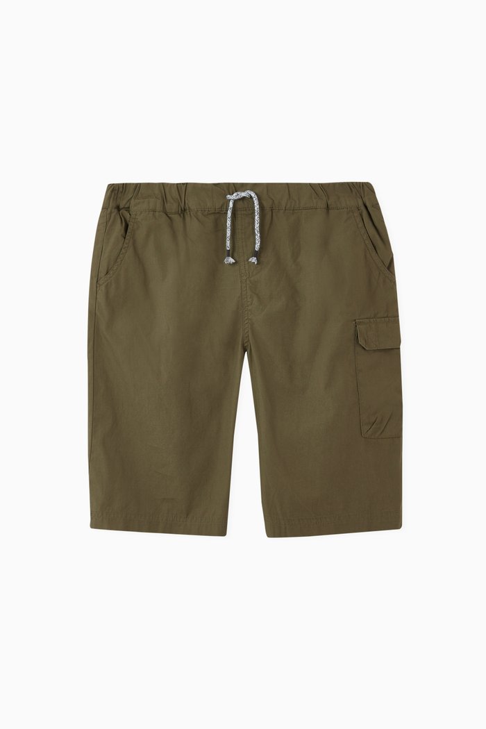 

Cargo Swim Shorts in Organic Cotton, Green