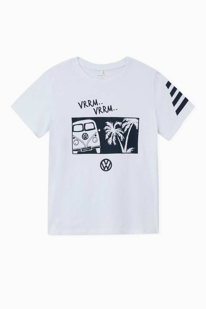 

Van Graphic T-shirt in Cotton Jersey, White
