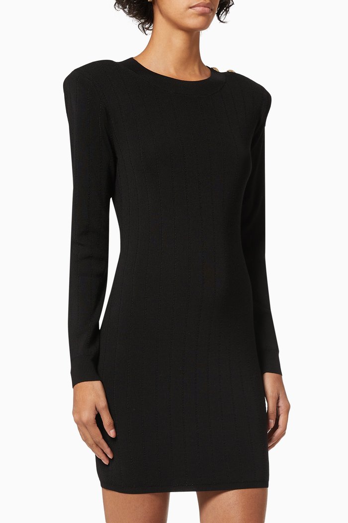 

Minette Knit Dress, Black