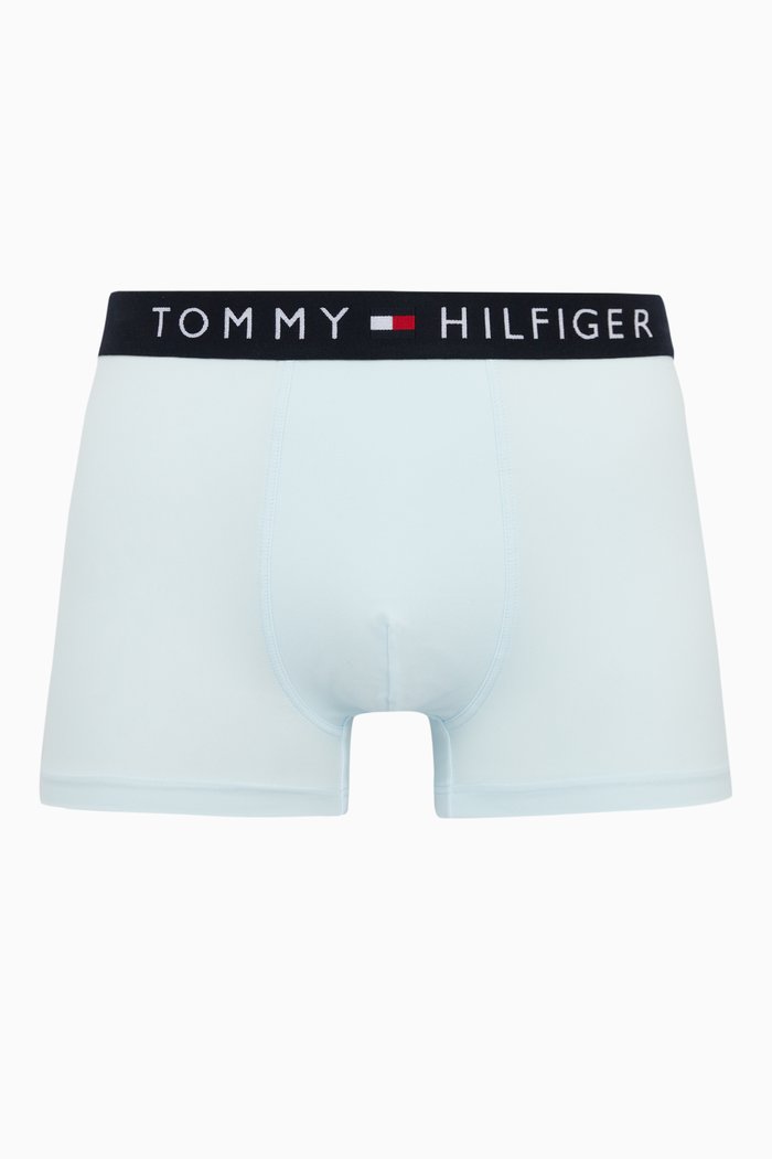 

Flag Logo Trunks in Organic Cotton, Blue