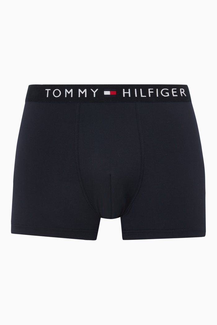 

Flag Logo Trunks in Organic Cotton, Blue