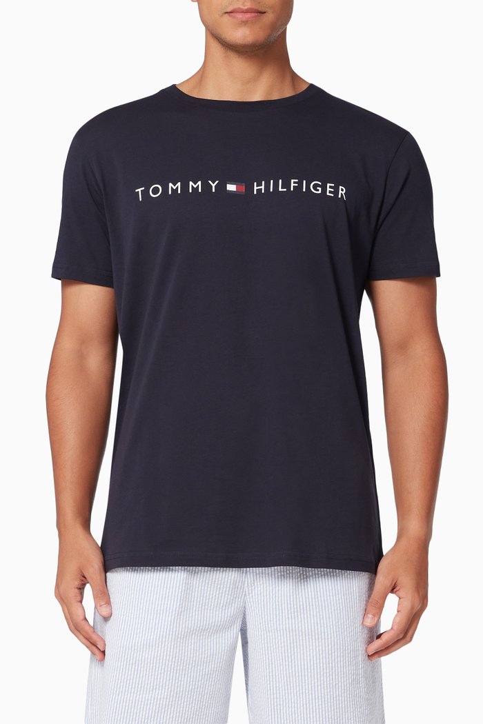 

Logo T-shirt in Organic Cotton, Blue