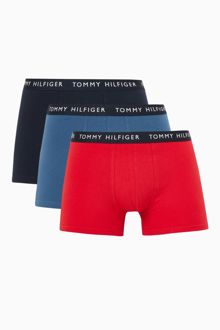 

Essential Trunks in Cotton, Pack of 3, Multicolour