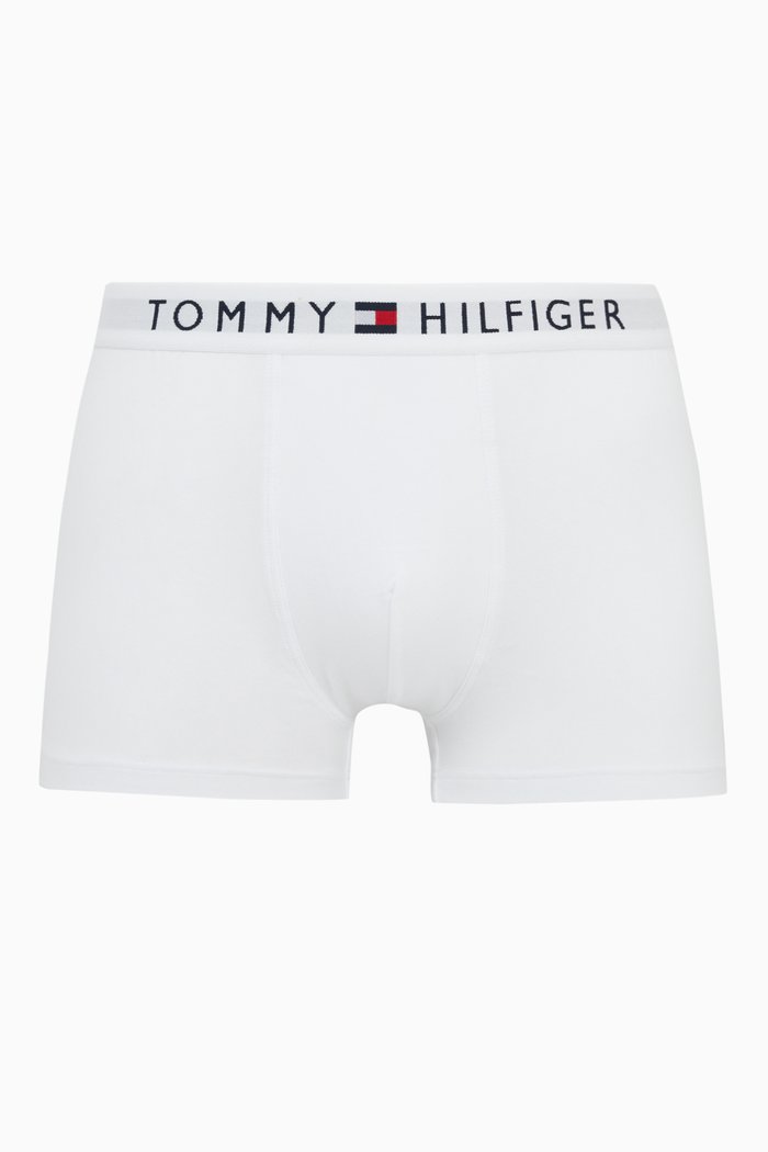 

Logo Trunks in Cotton, White